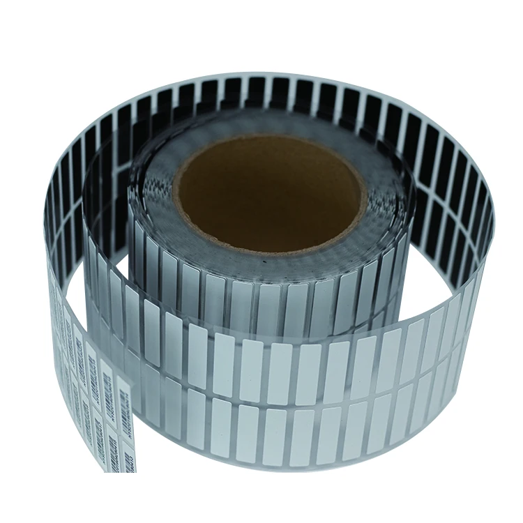 125 Micron Vulcanizing Label Materials Custom Cutting High Temperature Tyre Pet Barcode Label