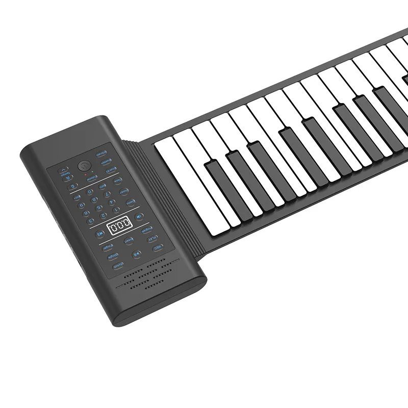 PB61 61 Keys USB Flexible Roll up Piano Electronic Foldable Keyboard