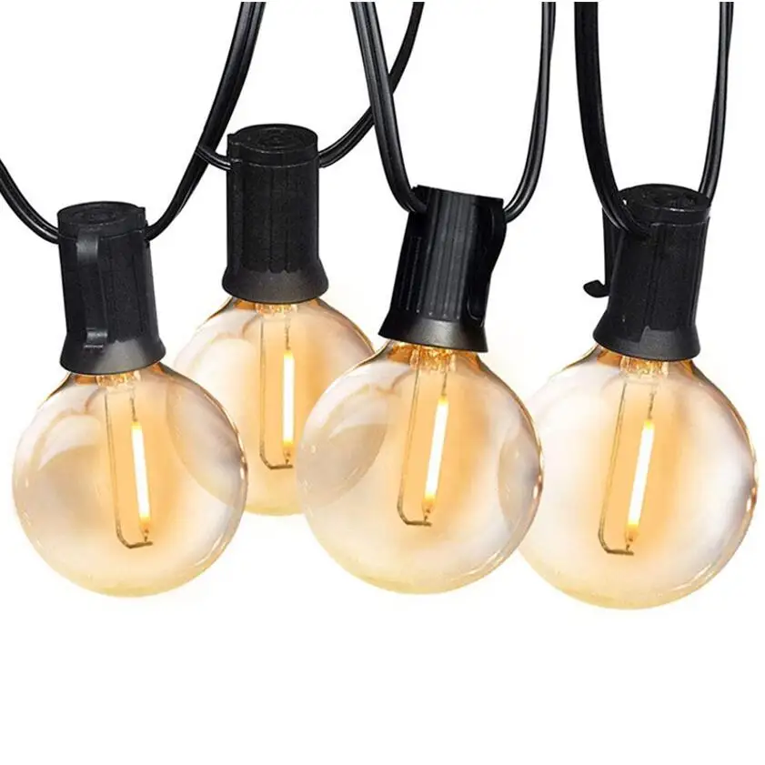 Outdoor String Lights Globe Bulbs Patio Yard Garden Waterproof Lighting Bulb 