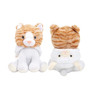 OEM Design Wholesale Customizable PP Cotton Filled Stuffed Animal Soft Cat Doll Plush Toy