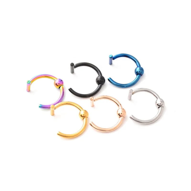 Nostril Piercing Faux Septum Ring Amazon Popular Fake Nose Ring No