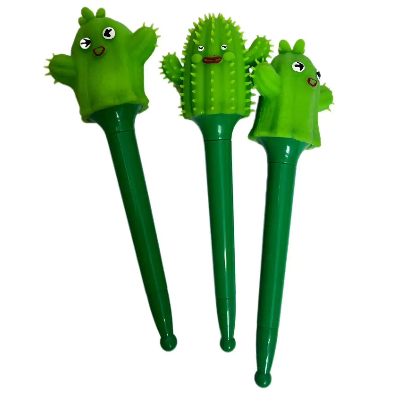 Stretchable cactus squeeze pen