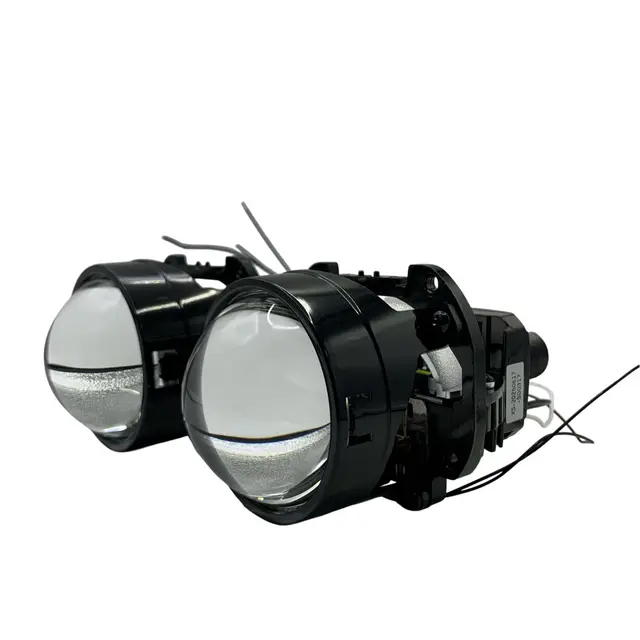 2.5 Inch H8 Non-Destructive Installation Bi Led Projector Lens High Quality 65W/55W 12V Headlight Lens New Universal Fitment