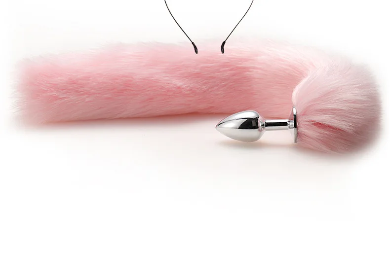 Sexy Fox Metal Butt Plug Tail Set With Hairpin Kit 10 Colors Anal Butplug Tail Prostate Massager Butt Plug For Couple Cosplay_voghion.com