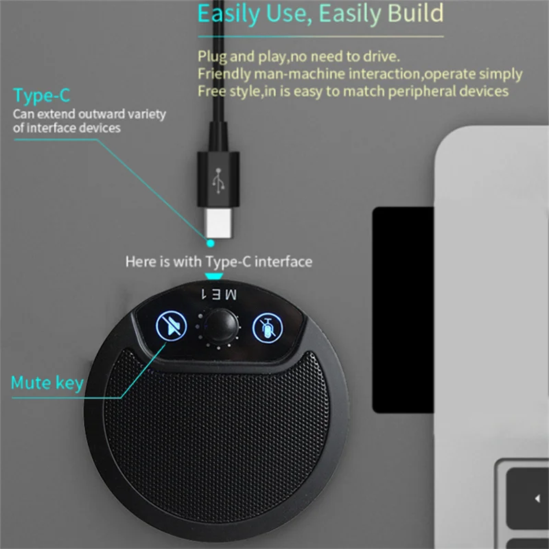 Hot ME1 Professional USB Multi System Delegate Xlr Chairman Microphone Conference Systems Table Embedded Conference Microphone