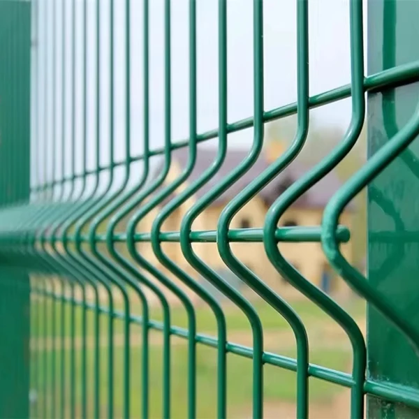 Popular Powder Coated Kinds of Pole With 3D Fence Welded Fence Panel