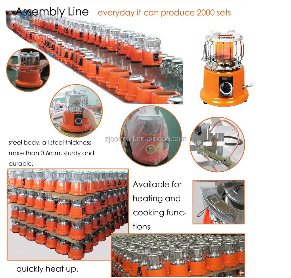 Wildcamp Portable Small Ocarina Camping Lpg Gas Cylinder Tent Heaters