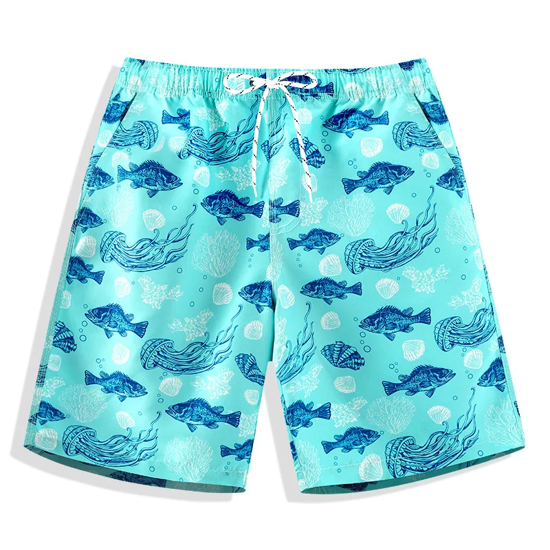 summer Beach Trousers Customize  Men's casual shorts jogger Double layer Shorts Waterproof slim swimming trunks Beach519_voghion.com