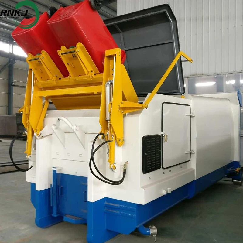 RNKJ Brand Customised Automatic Trash Collection Maker Companies Rubbish Bin Box Compactor Garbage Compressor