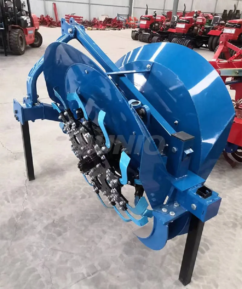 トラクター用溝掘り機/トレンチャー/排水溝機械/新型トレンチャー