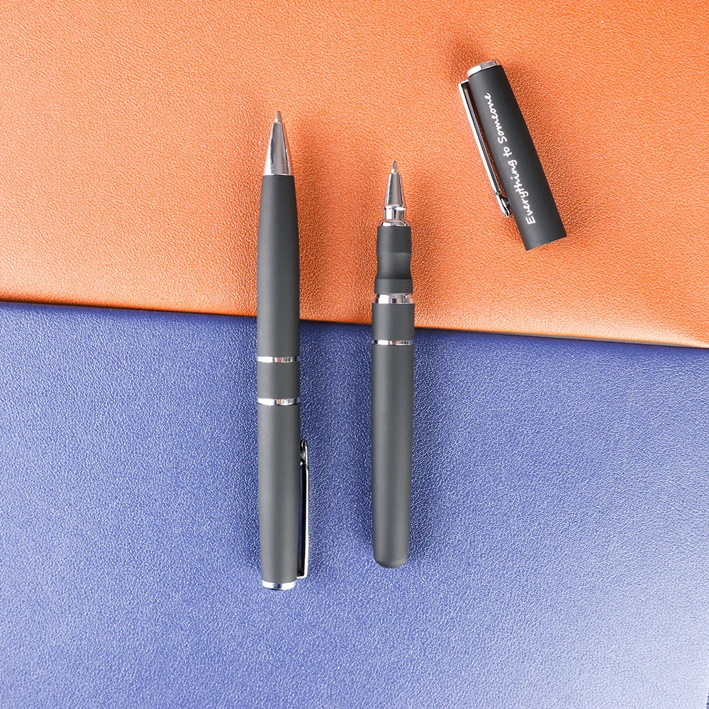GemFully Top Trending Products in 2026 Advance Luxury Capped Metal Gel Pen Personalised Luxury Heavy Metal Pens with Custom logo