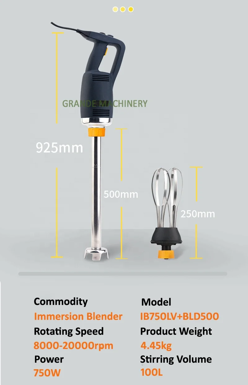 Homogenizer Baking Drizzle Commercial Handheld Cooking Defoaming Food Milkshake Smoothie Heavy Duty Immersion Blender - Image 6