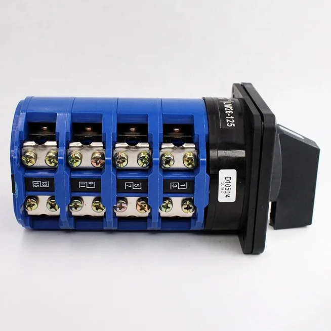 ROTARY SWITCH LW26-20 LH 3/3 20A 3 LEVELS , 4 POSITIONS | ELMARK LW26-20MS キーカムスイッチ（保護ボックス付き）3ポジション YMW26-20A(3P 12Terminals)