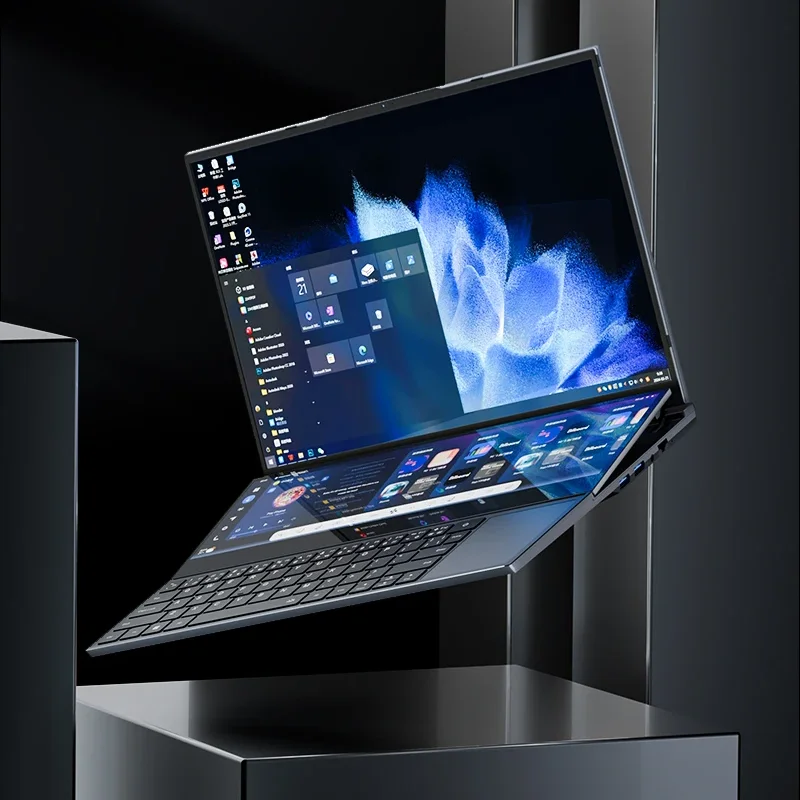 Dual Screen Gaming Laptop Computer 32GB/16GB DDR4 RAM 512/1TB/ SSD Intel  Core I7 9th Gen Windows 11personal Home Laptops