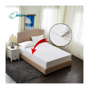 Waterproof Mattress Protector Queen Size Zippered Encasement Jacquard Fabric Noiseless Breathable All-Season Mahjong Mat