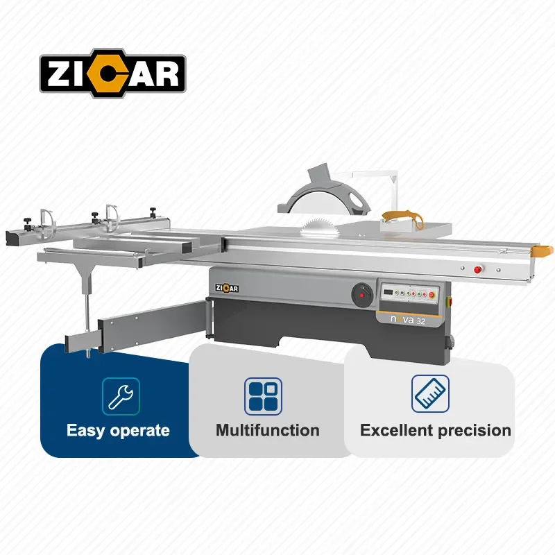 ZICAR NOVA32 Wood Panel Sliding Table Saw Machine Kdt Cutting Panel Saw Precision Panel Saw