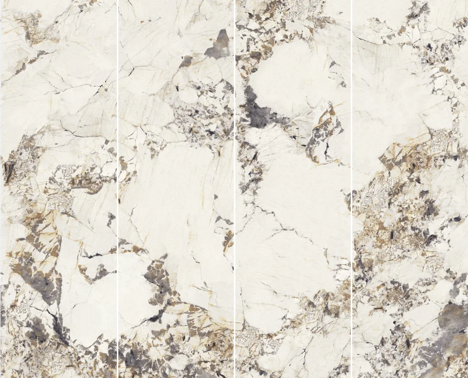 New Design Marble Look Glossy Finished Porcelain Polished Glazed Stone Slabs Wall Tiles for Living Room