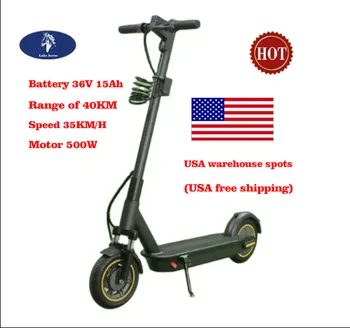 USA Warehouse spots HS-G30 Electric scooters Ebike 36v 500w lithium battery 36v 15ah disc brake front suspension