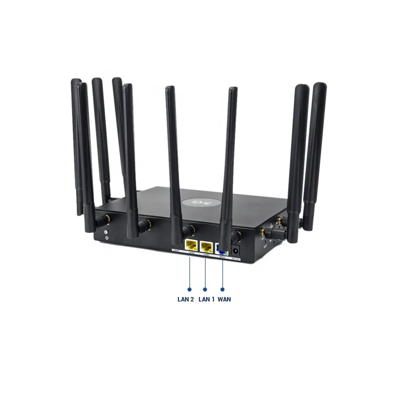 LSUN MF5200 Router Wifi6 Openwrt 5G Indoor CPE 5G Sim Card Wireless WiFi Gateway Qualcom Chipset