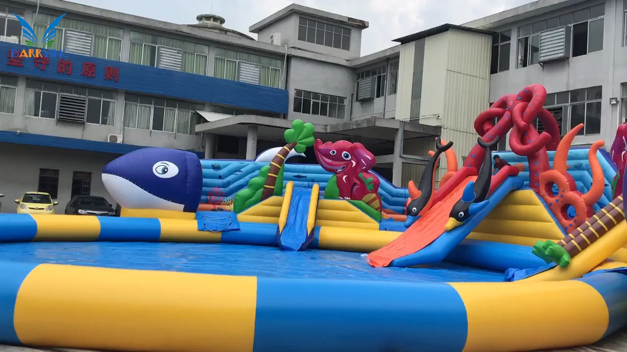 China Inflation Water Slide Park Games Crazy Water Games,Industrial