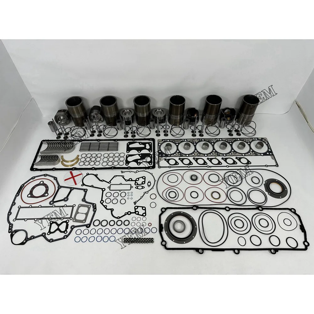 Ready to Ship C11 Overhaul Rebuild Kit Cylinder Liner Kit With Gasket Set Bearing&Valve Train for Caterpillar Engine Repair Kit