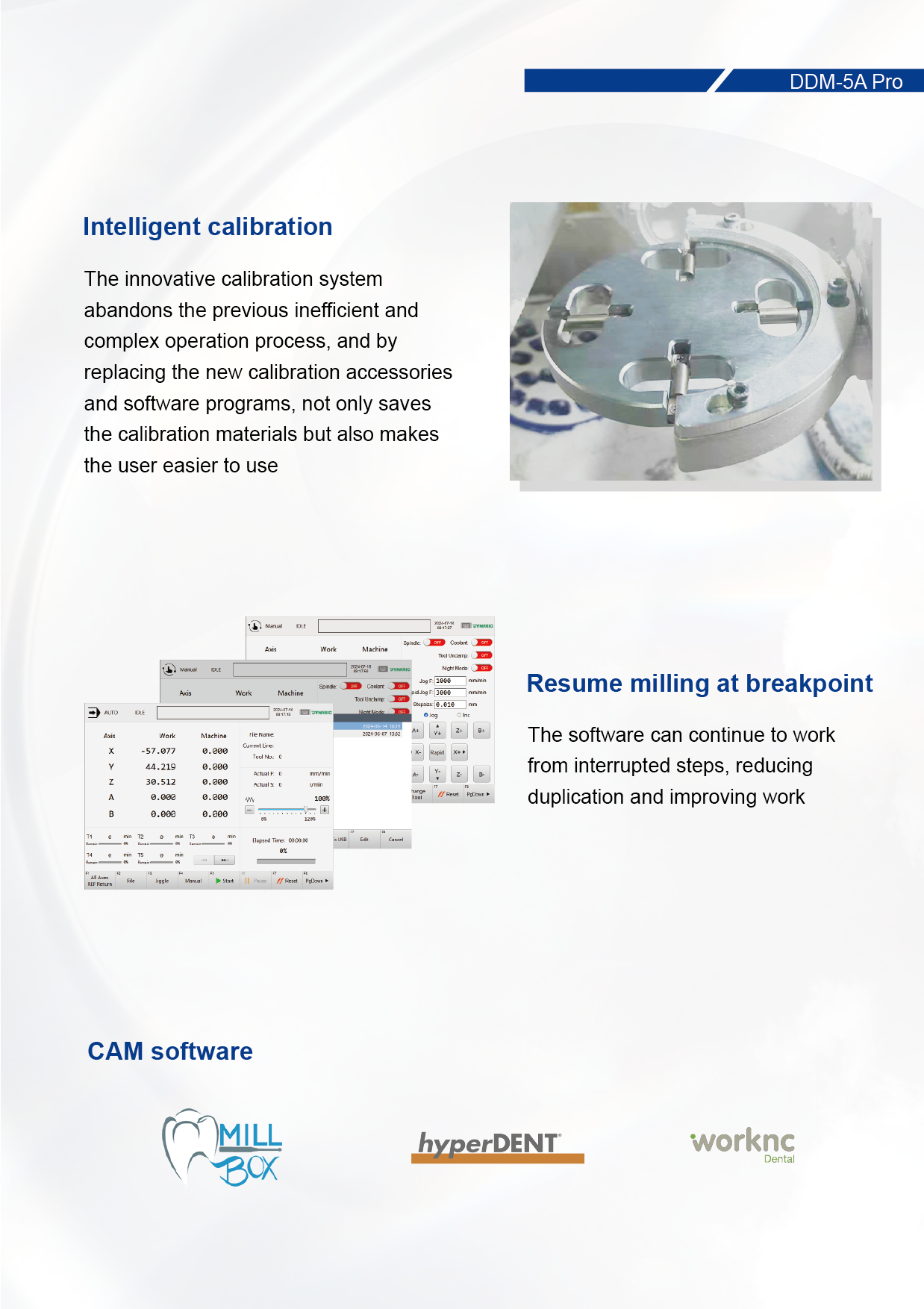 CAD CAM Dental Milling Machine With Millbox 5Axis Dry and Wet for ...