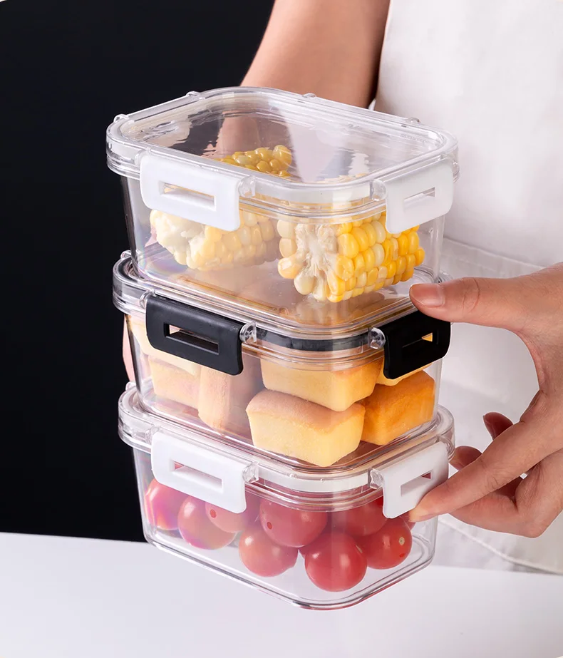 Plastic Organizer Storage Box Multifunctional Fruit Sealed Box  Lunch Box Wholesale Food Storage Containers details