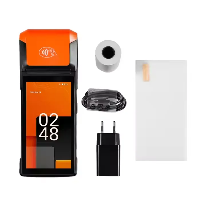 Loyalty Card Android Pos System Touch Screen with Printer Qr Barcode Scanner E-coupon Pocket Pos Machine