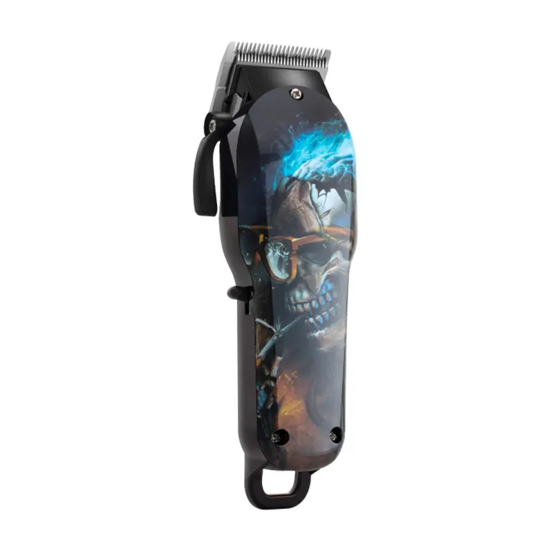 Kemei KM-735 профессиональная машинка для стрижки волос 2200 мА литиевая батарея быстрой зарядки в плоской спиралевидной форме черепа для стрижки волос человек машина Инструменты для укладки волос