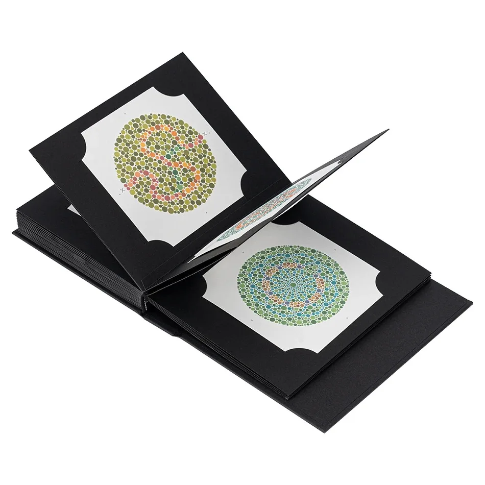 Best Quality 2024 New Publish Ishihara Book 38 Plates Optometry Color Blindness Color Deficiency Test Book