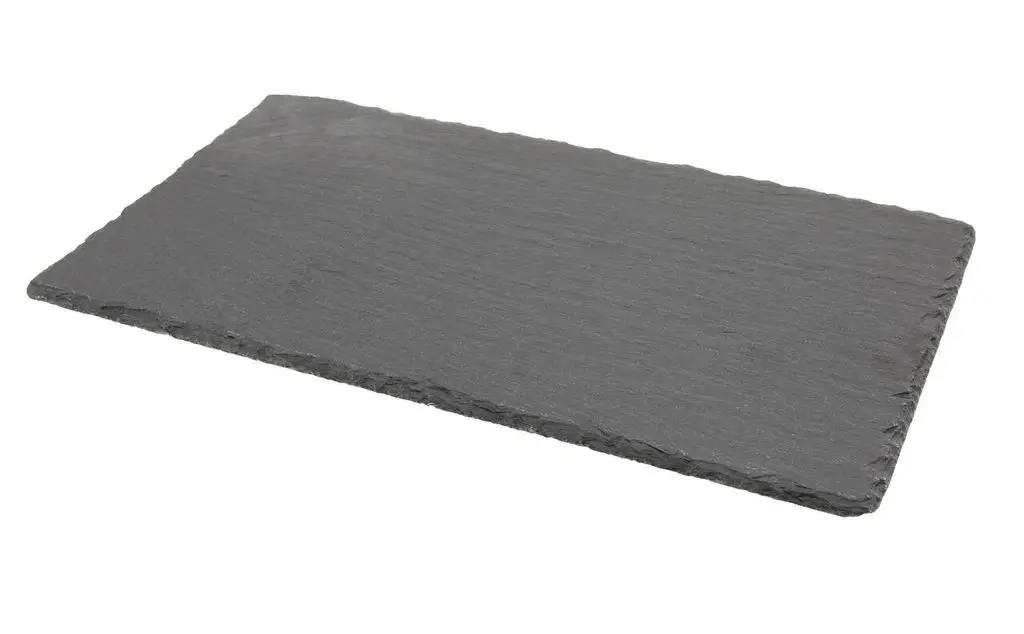 Stone Plate.wholesale Black Slate Dinnerware Dish Platter Tray Plate