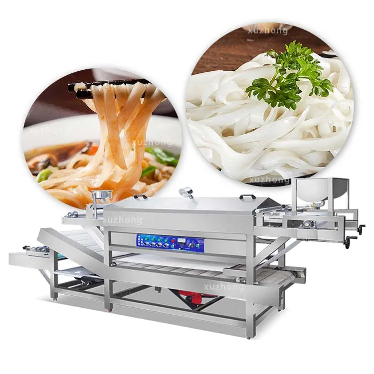 Automatic Ho Fun Rice Noodles Maker Machine Flat Rice Noodle Machine Stainless Steel Rice Noodle Machine