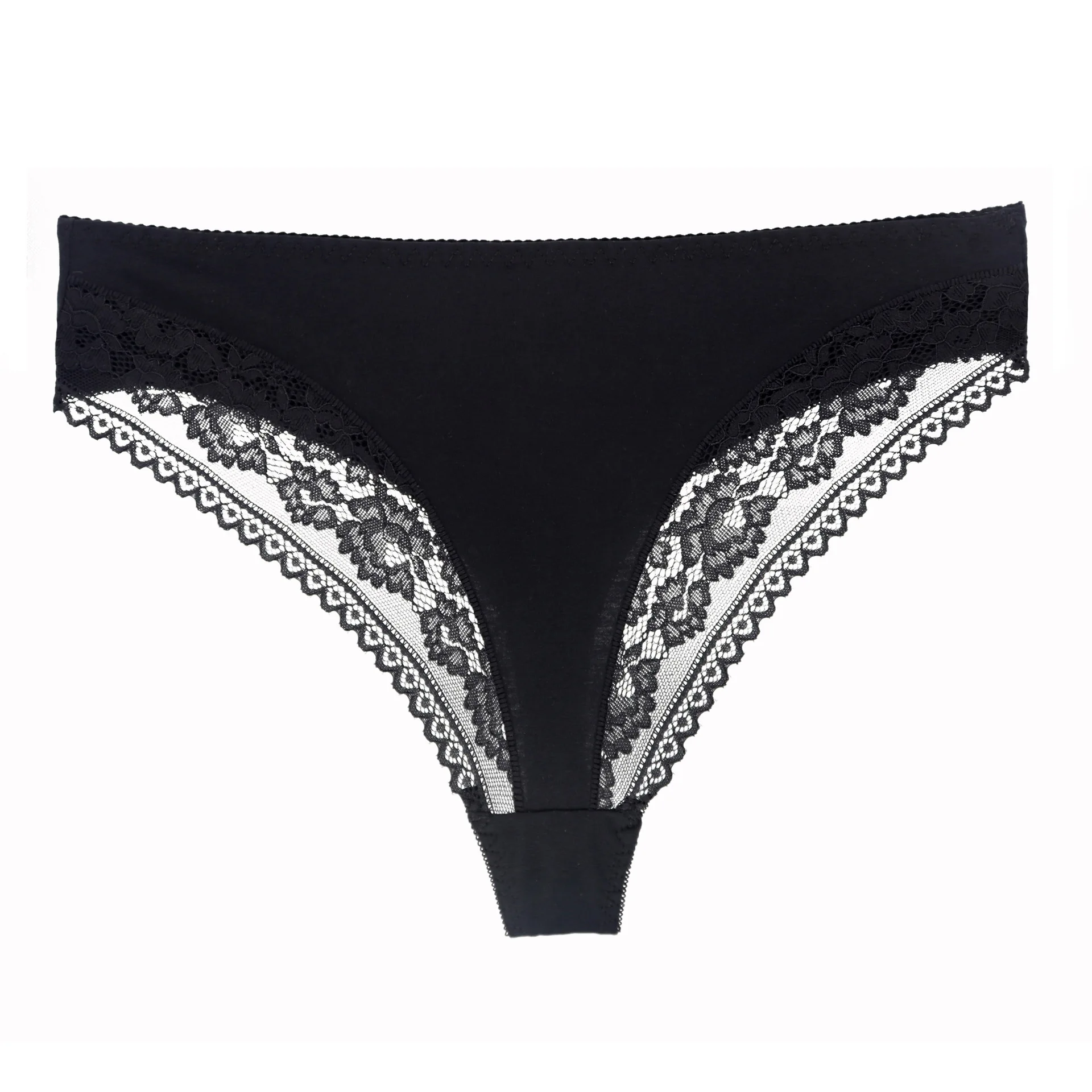 Plus Size Underwear Women Midwaist Seamless Cotton Panties Girls Lace