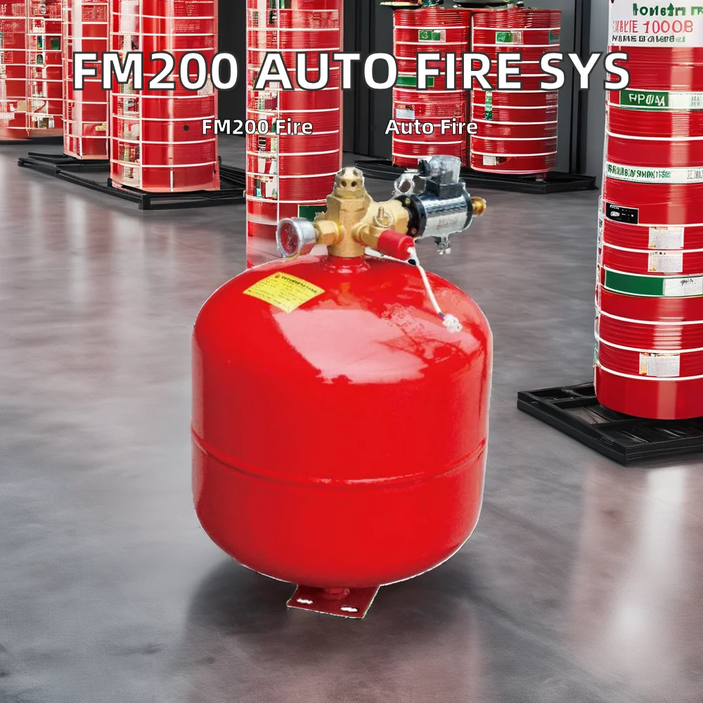 FM200 Hanging Gas Fire Extinguisher Device Steel Material Foam Agent in Volumes of 10L/20L/30L Fire Fighting Equipment Supplier