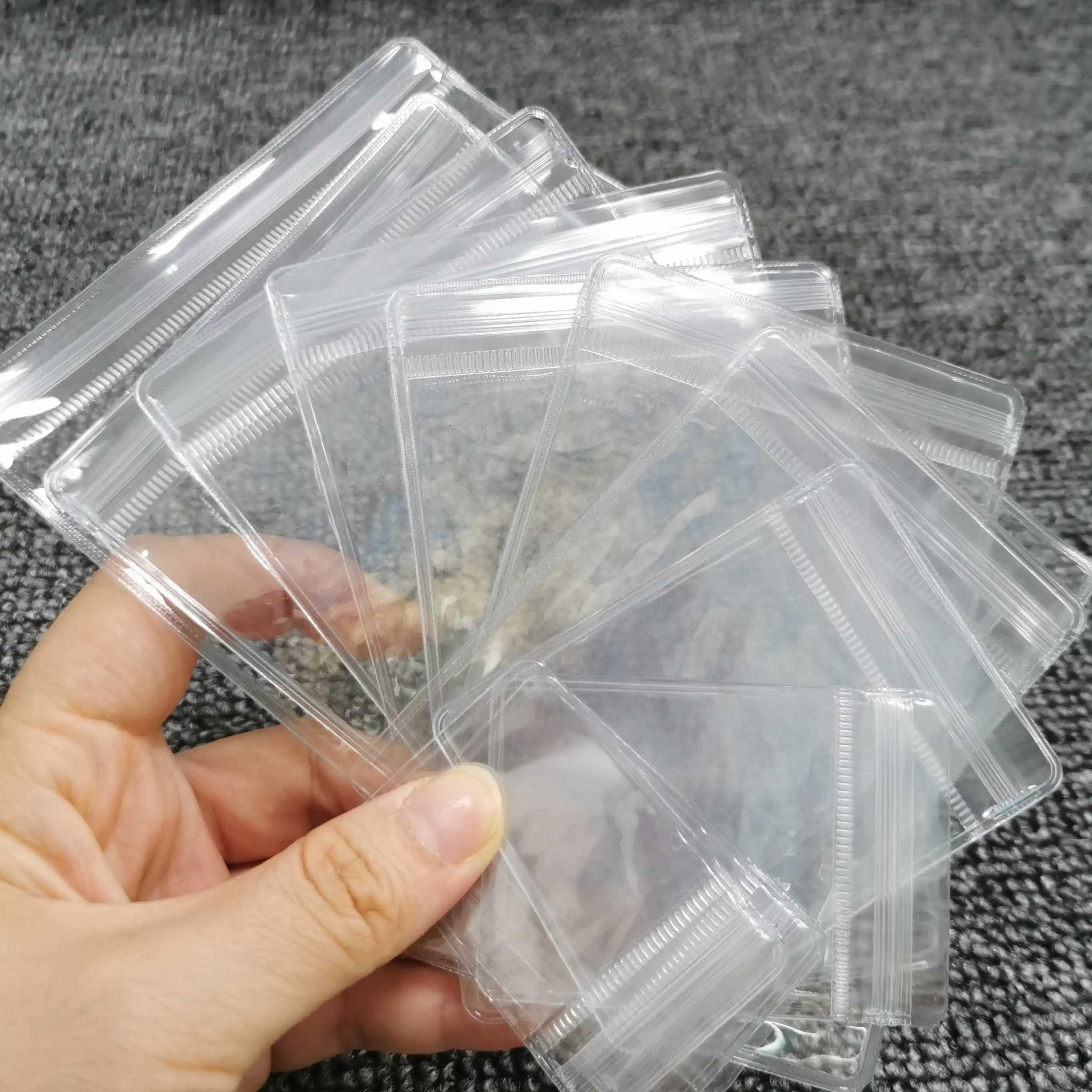 3 x 3 Clear Plastic Zipper Bags - High Clarity, Jewelry [ZC33]