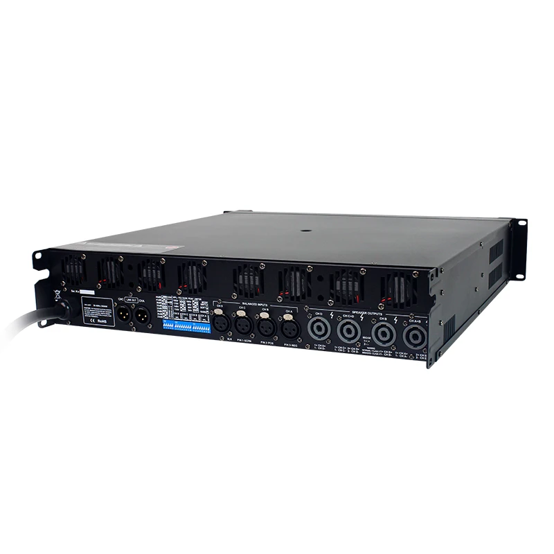 High Quality High End Amplifier China 4CH Amplifier 4000 Watts Professional Power for Stage