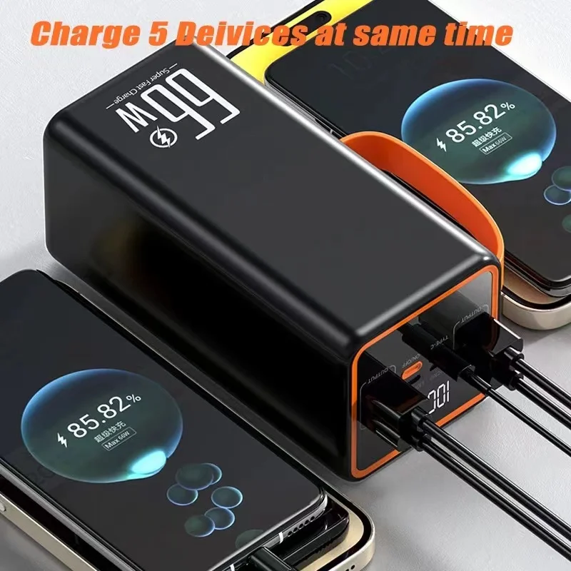 Portable Battery Charger Best Light Power Bank 50000mah Power Bank
