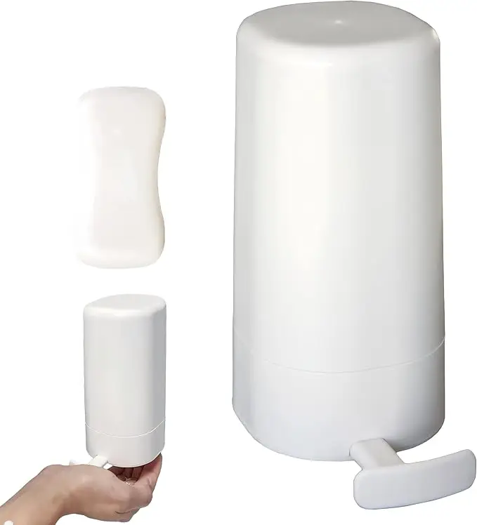Wall-Mounted Bar Soap Grinder Dispenser – Shaver Box With Drainage, No Drilling – Compact For Travel, Kitchen, Bathroom
