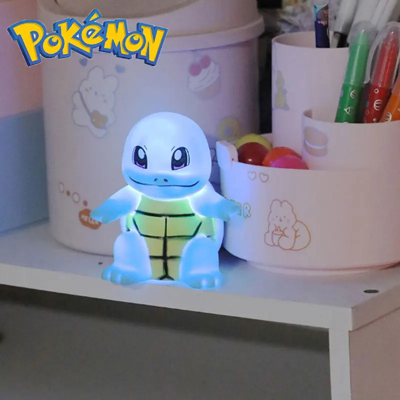 Pokemon Pikachu Action Figure Night Light Anime Cute Lamp For Kids 