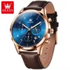 rose gold  blue