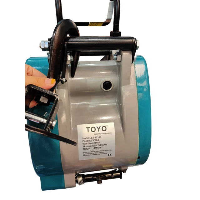 Wireless Remote Control Mini Electric Wire Rope Hoist Winch