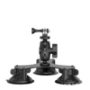 Triple+6cm Arm+Ball Head+Adapter+สกรู (สีดำ)