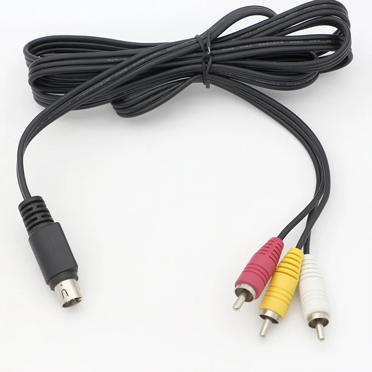 Accordingly Wafer Good luck Oem 9 Pin Mini Din To Rca S Video Audio Cable For Tv Displays Audio Video  Receiver - Buy 9 Pin Mini Din To Rca Cable,S Video Cable,S-video Cable  Product on Alibaba.com