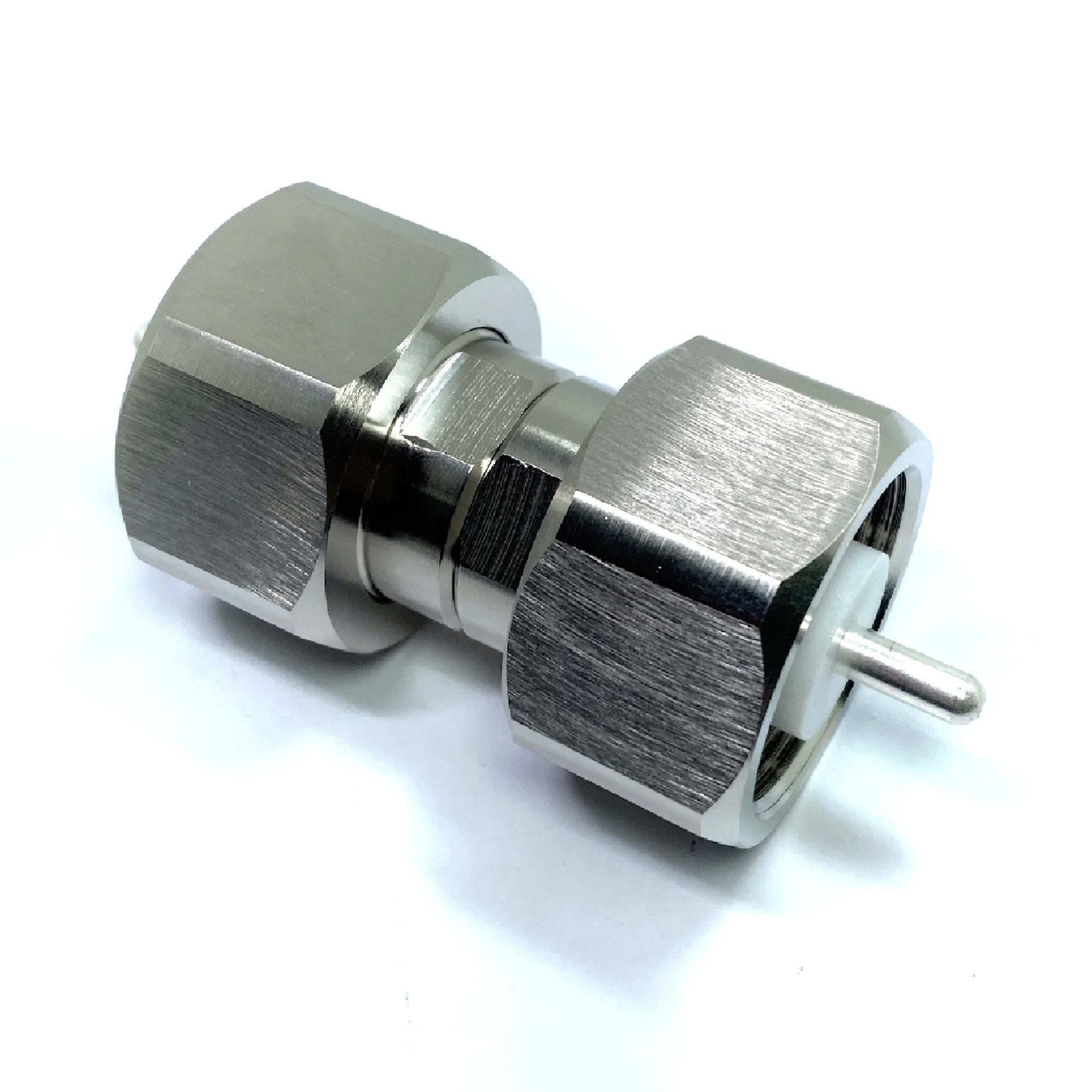 RF Adapter 50 Ohm LC Male Pin to LC Male Plug Connector