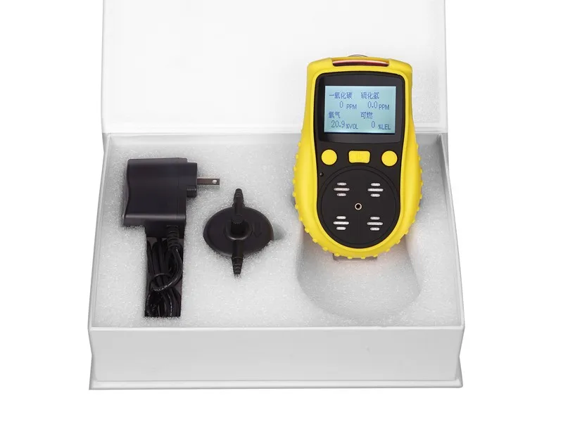 Portable Multi Gas Detector CO O2 H2S CH4 Detected With Diffusion High Precision