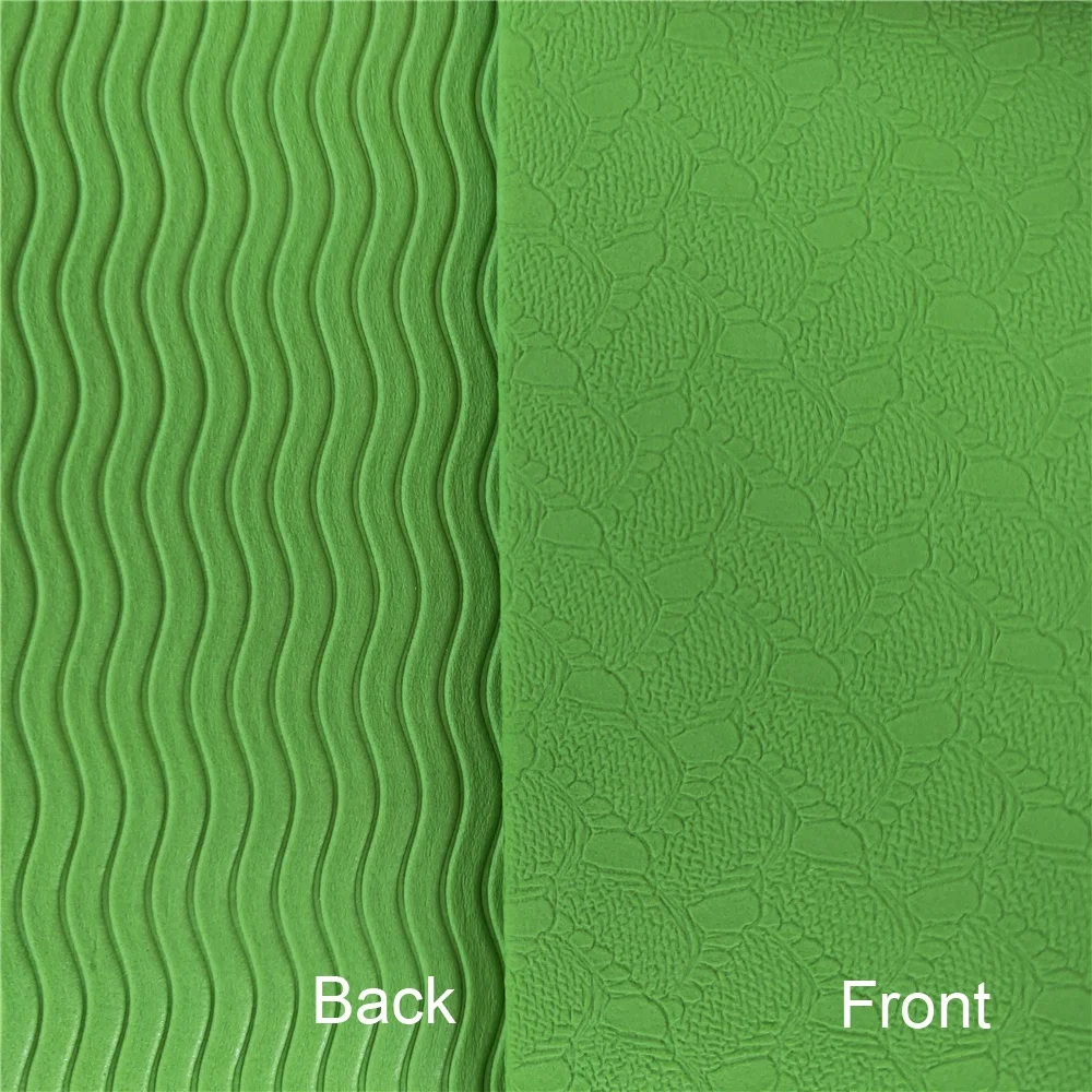 
 Лидер продаж, нескользящий однослойный экологически чистый коврик для йоги из ТПЭ, коврики для йоги, пилатеса, 6 мм, Текстурированная нескользящая поверхность, коврики для йоги из ТПЭ  