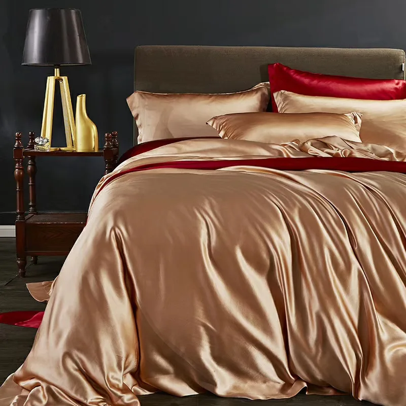 Bettbezug aus Maulbeerseide in individueller Größe, 22 mm echte Seidenbettwäsche