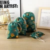 Gold stamping christmas gift box green