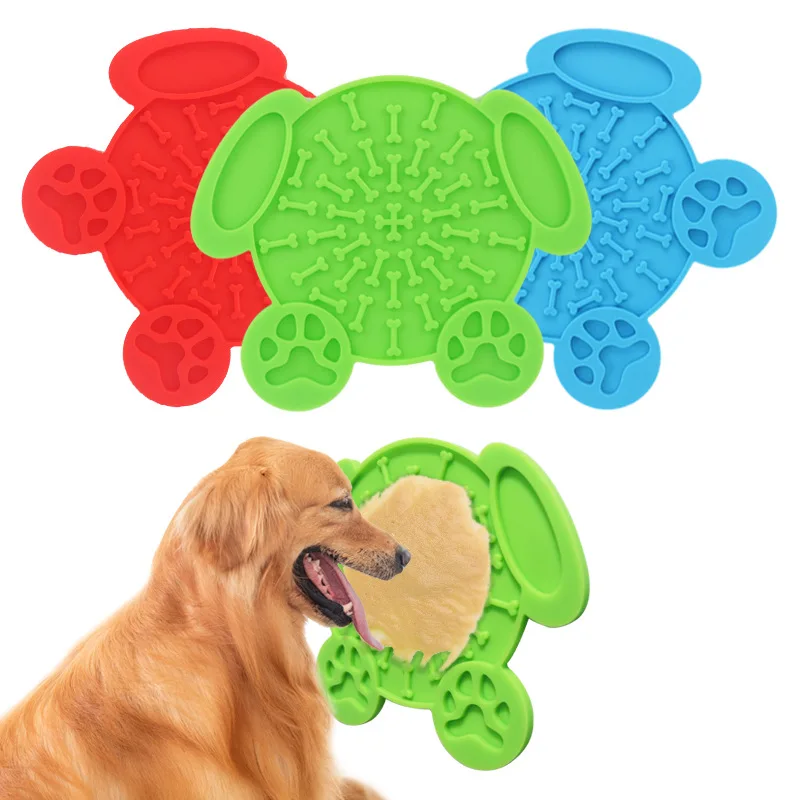 dog bone feeding mat