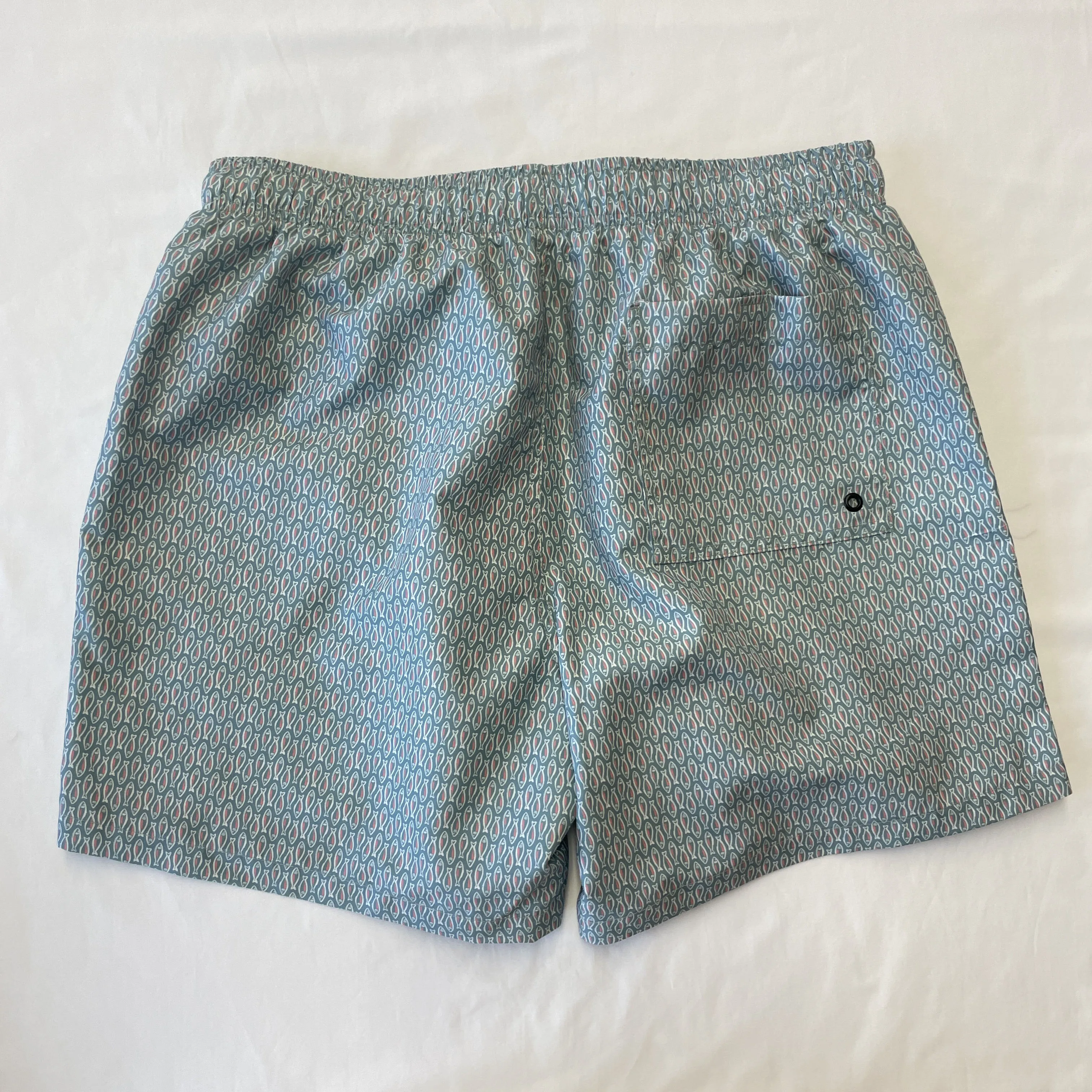 Yilong Men's Spandex/Polyester Worsted Fabric Short Swimming Trunks with Elastic Waist Breathable & Quick Drying Pockets manufacture